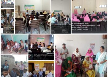 दिनांक 9 अक्टूबर 2023 को जनपद हापुड़ के गढ़ ब्लॉक में प्रचार व प्रसार का कार्य किया।