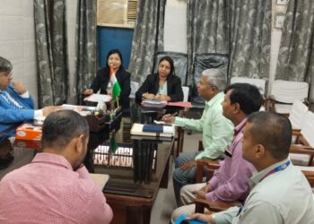 बाल सम्प्रेषण गृह (किशोर) बुलन्दशहर का निरीक्षण व राष्ट्रीय लोक अदालत दिनांक 09.12.2023 को आयोजित किये जाने के संबंध में बैंक अधिकारियों के साथ बैठकः-