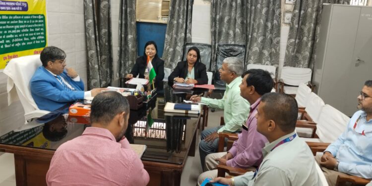 बाल सम्प्रेषण गृह (किशोर) बुलन्दशहर का निरीक्षण व राष्ट्रीय लोक अदालत दिनांक 09.12.2023 को आयोजित किये जाने के संबंध में बैंक अधिकारियों के साथ बैठकः-